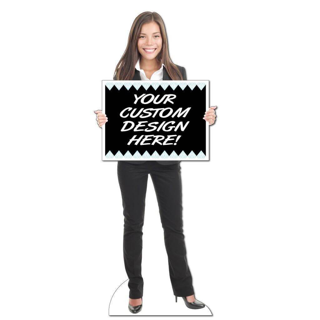Business Lady #3 Life Size Stand Up Cutout