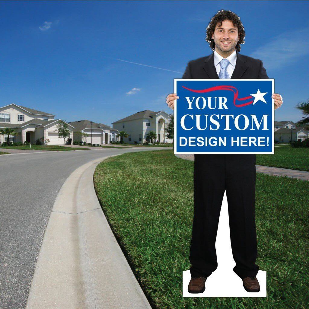 Business Man Life Size Stand Up Cutout