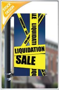 Liquidation Sale Pole Banner
