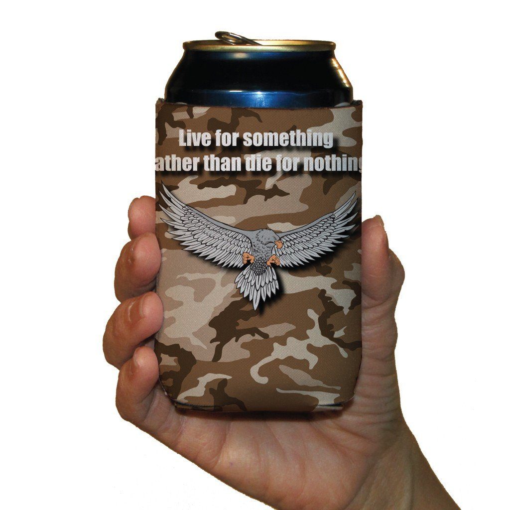 Military Can Cooler Set of 6 - 6 Designs - FREE SHIPPING