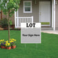 Lot Real Estate Yard Sign Rider Set - FREE SHIPPING