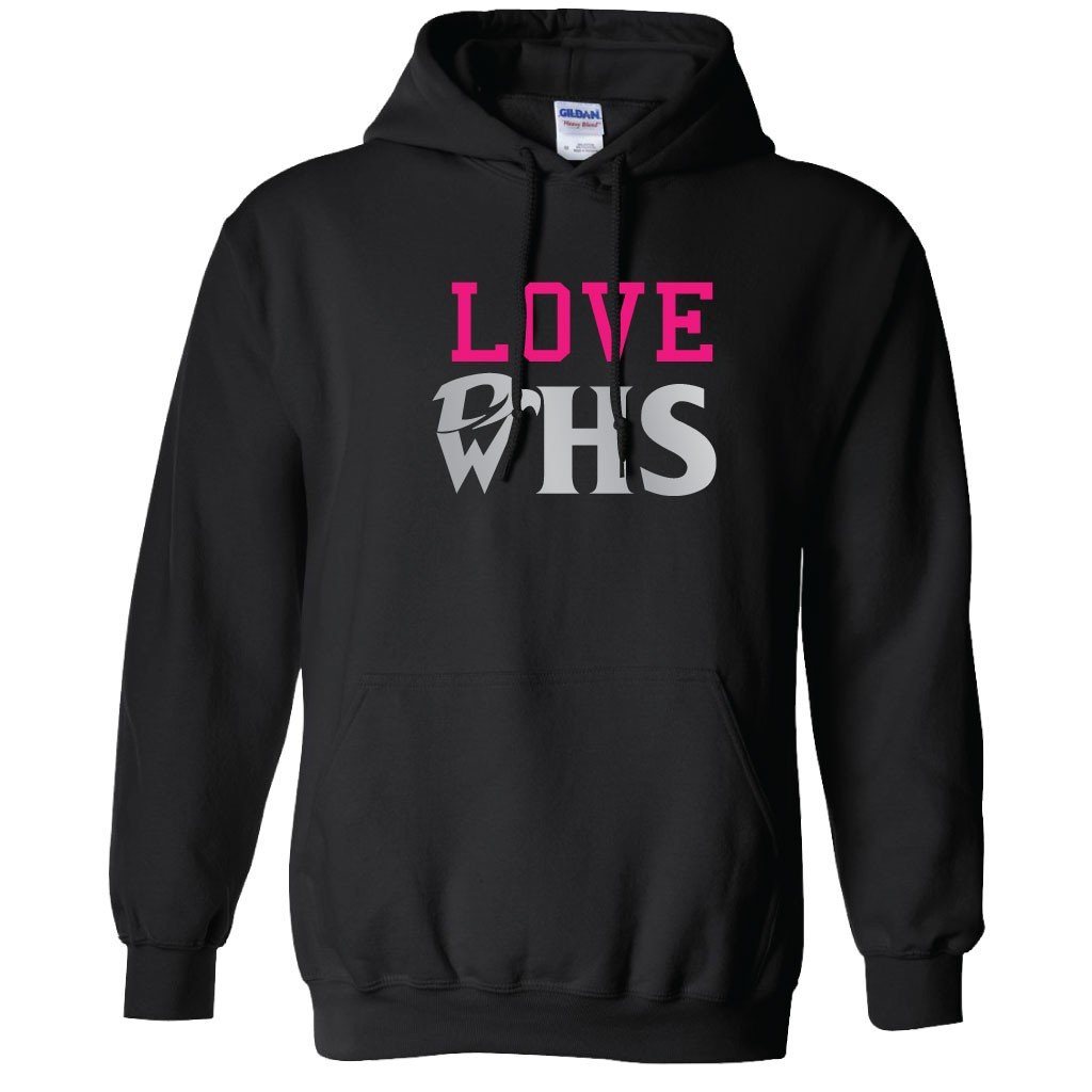 Love WHS Black Hooded Sweatshirt
