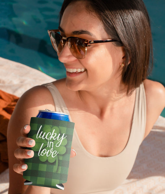 Lucky in Love Bachelorette Party Can Coolers (13823)