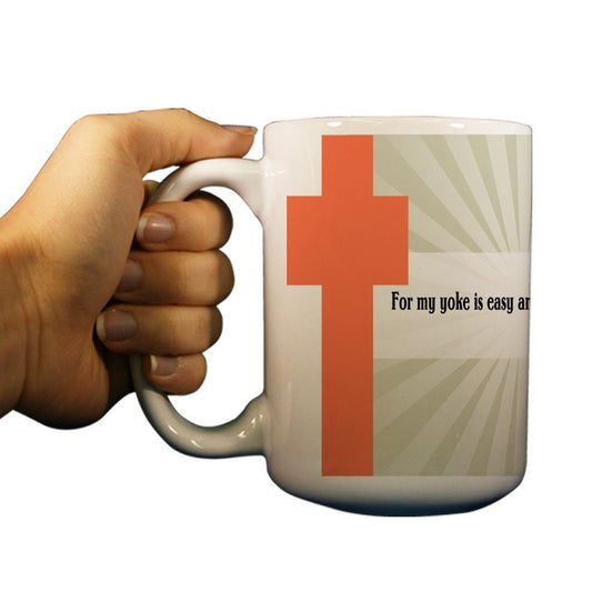 Matthew 11:30 Religious 15oz Coffee Mug