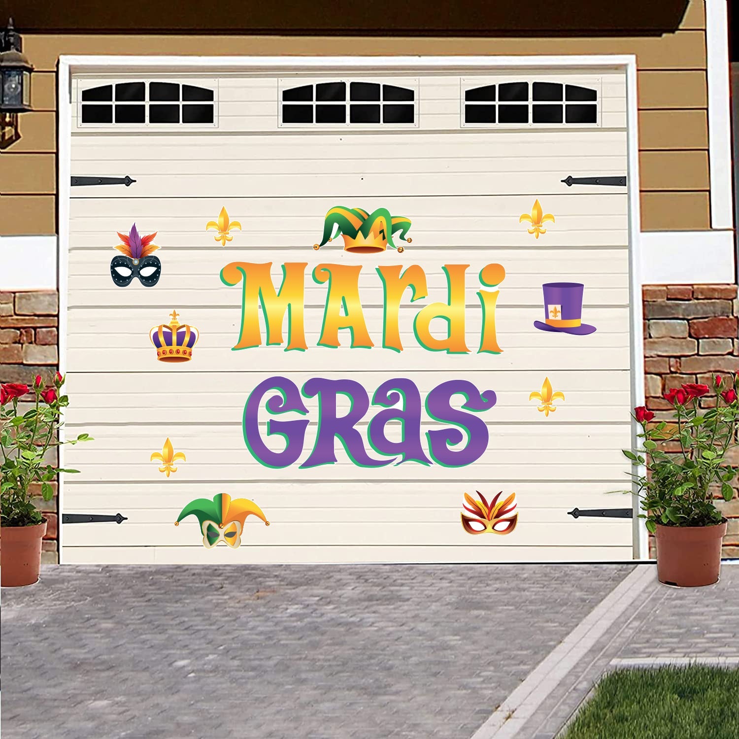 Mardi Gras & Accessories Garage Magnet (20074)