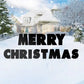 Merry Christmas Yard Card Letters