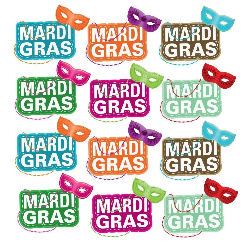 Mardi Gras Pathway Markers - Mardi Gras Yard Decorations - FREE SHIPPING