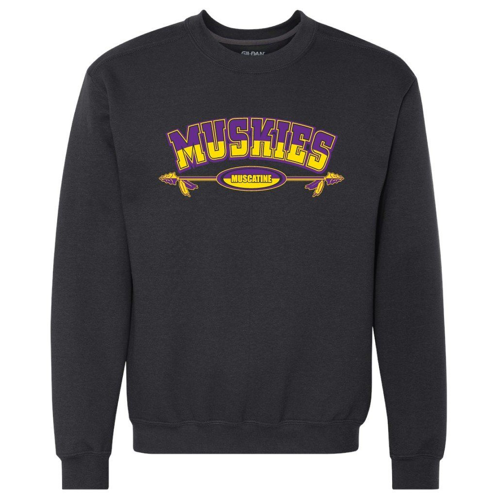 Muscatine High School Muskies Crewneck Sweatshirt