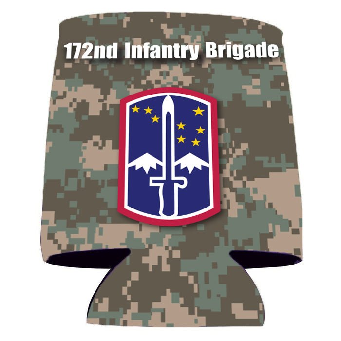 Military 172nd Infantry Brigade Can Cooler Set of 6