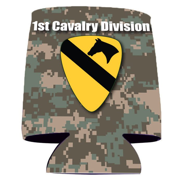 Military 1st Cavalry Division Can Cooler Set of 6