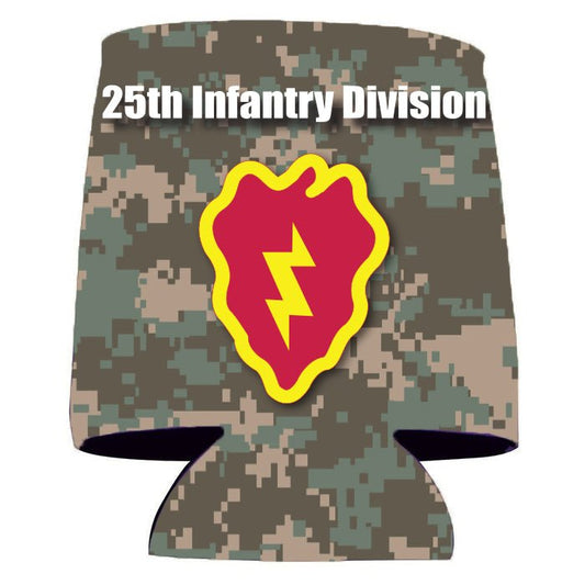 Military 25th Infantry Division Can Cooler Set of 6