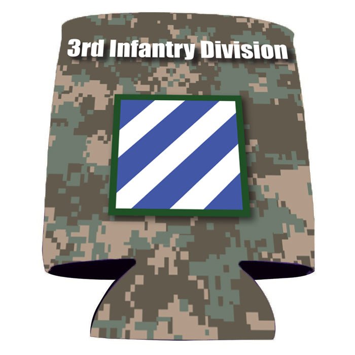Military 3rd Infantry Division Can Cooler Set of 6