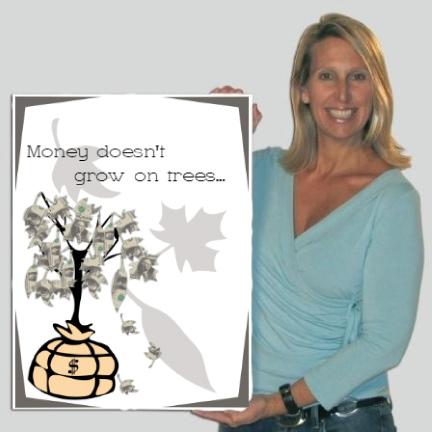Money Tree Greeting Card - Standard Design