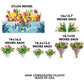 Mother's Day Flower Bouquet Yard Sign - Set of 9