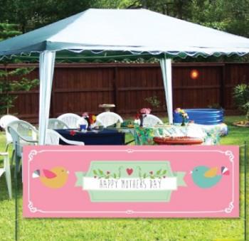 Happy Mother's Day 2'x6' Vinyl Banner