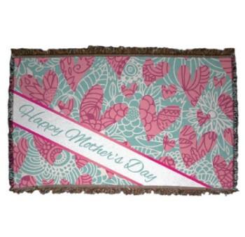 Hearts Mother's Day Woven Throw Blanket