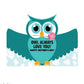 Mother's Day Owl Giant Card - Stock Design - Free Shipping