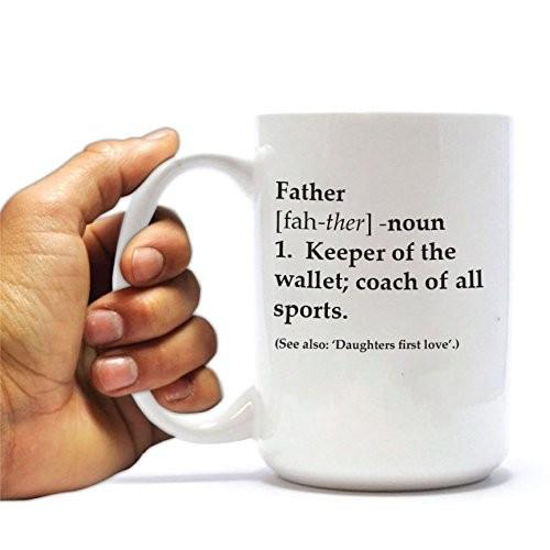 The Definition of a Father 15 Oz. Ceramic Coffee Mug