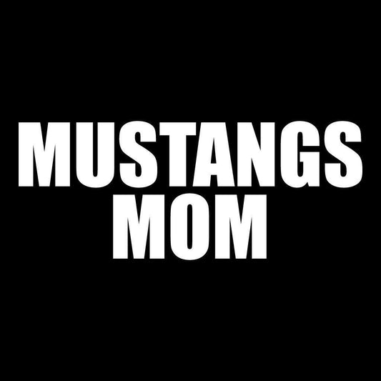 Mustangs Mom Black Folding Camping Chair