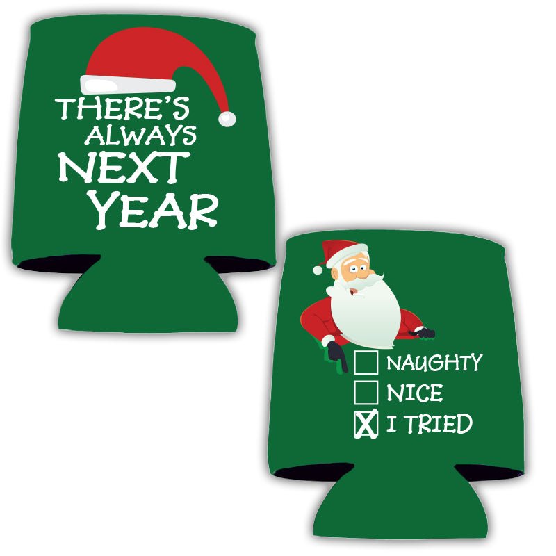 Naughty & Nice List Holiday Can Coolers (13833)