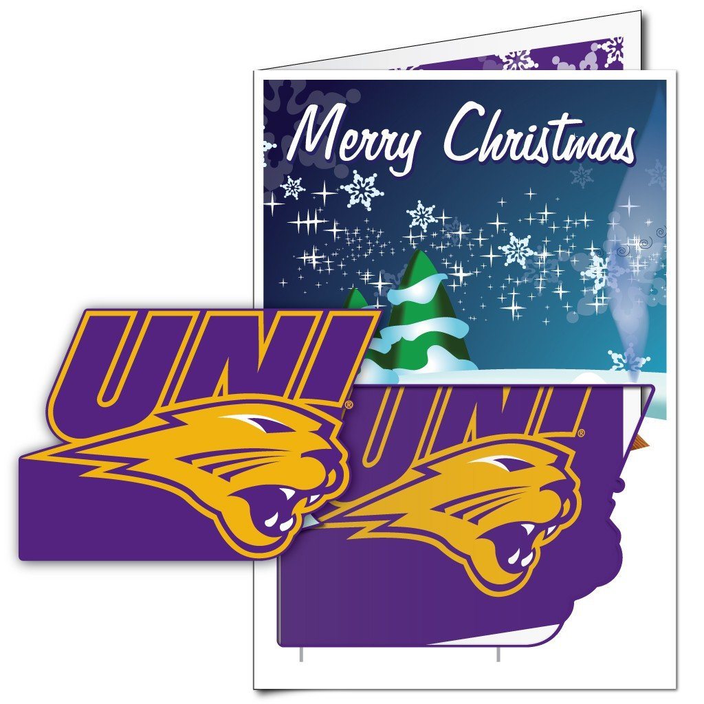 University of Northern Iowa 2'x3' Giant Christmas Greeting Card