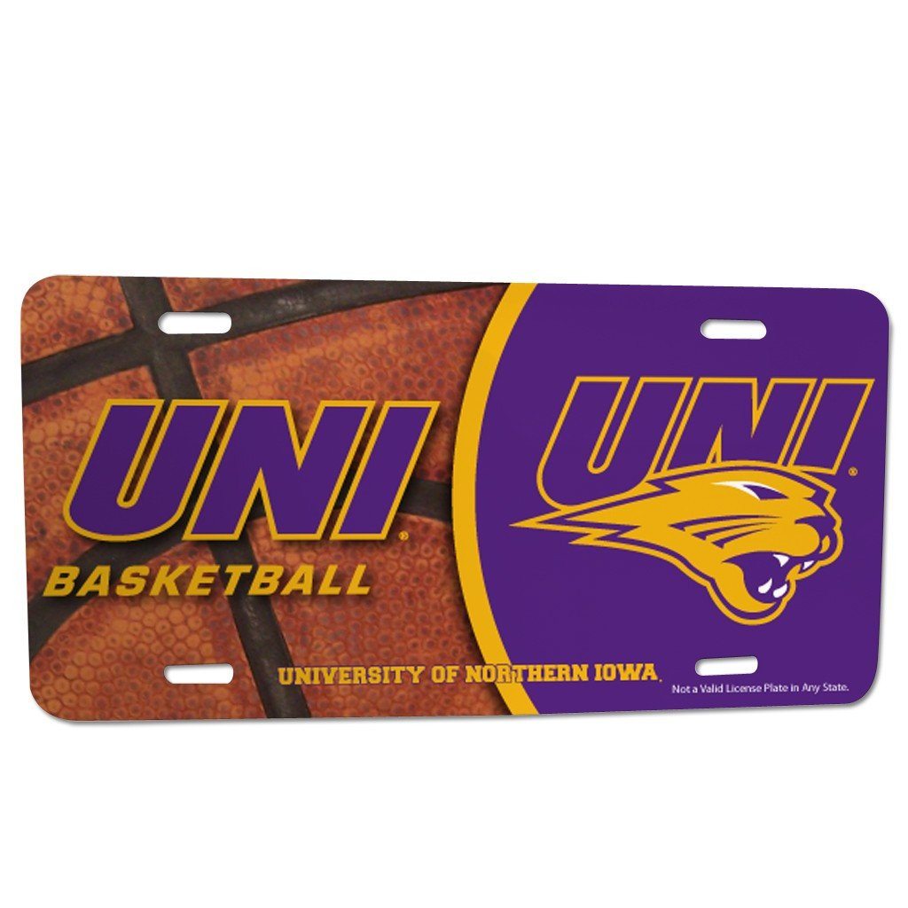 University of Northern Iowa - License Plate - Basketball Design