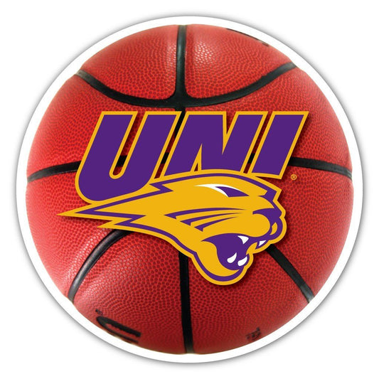 University of Northern Iowa Basketball Shaped Magnet