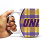 University of Northern Iowa 15oz Coffee Mug - Plaid Design