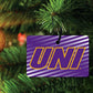 University of Northern Iowa Ornament - Set of 3 Rectangle Shapes - FREE SHIPPING