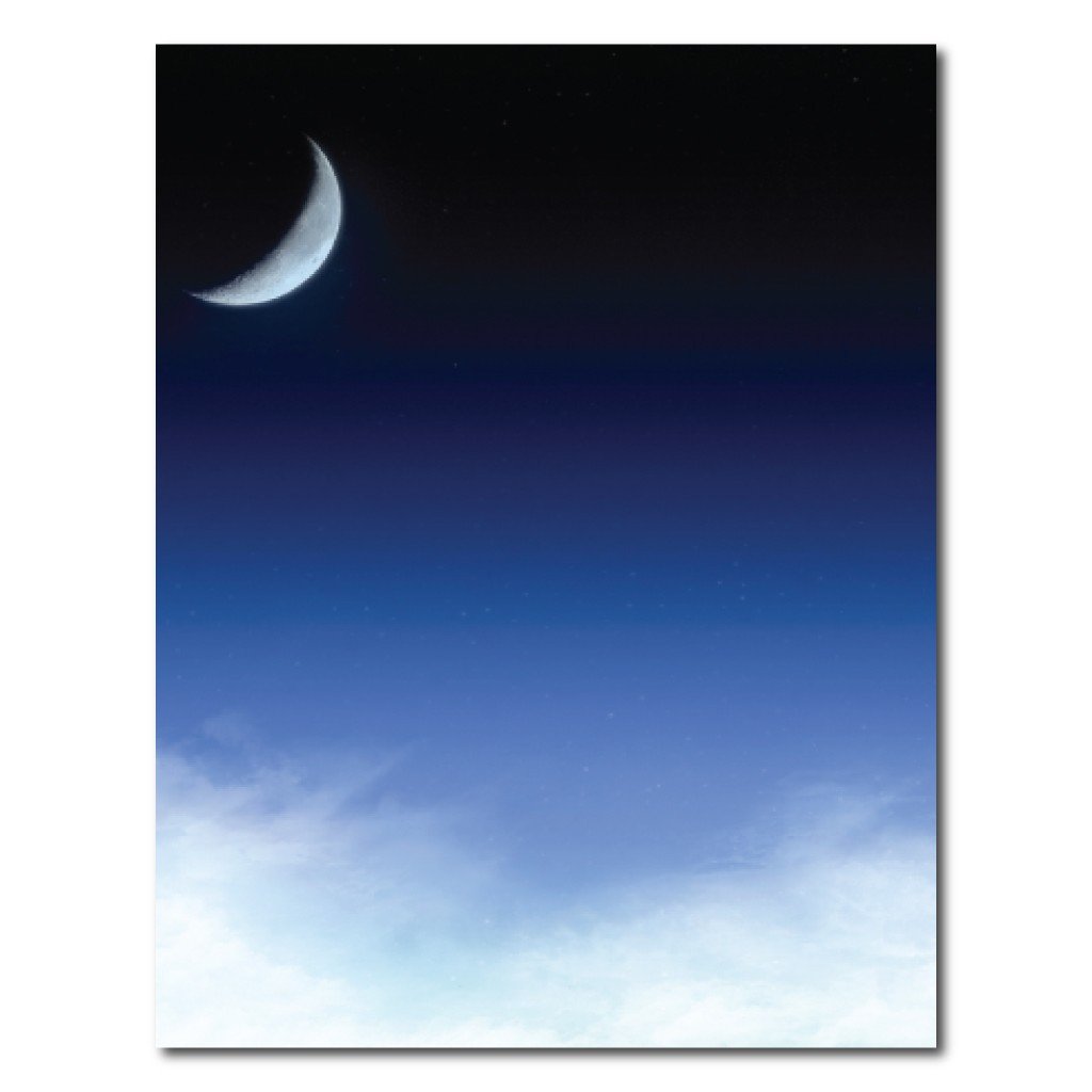 Night Sky Vinyl Photography Backdrop - 8'x10' or 8'x14'