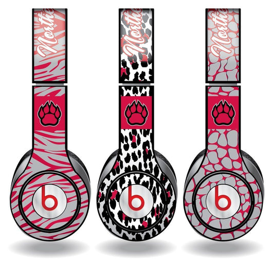 Northern Illinois University Skins for Beats Solo HD Headphone - Animal Print - FREE SHIPPING