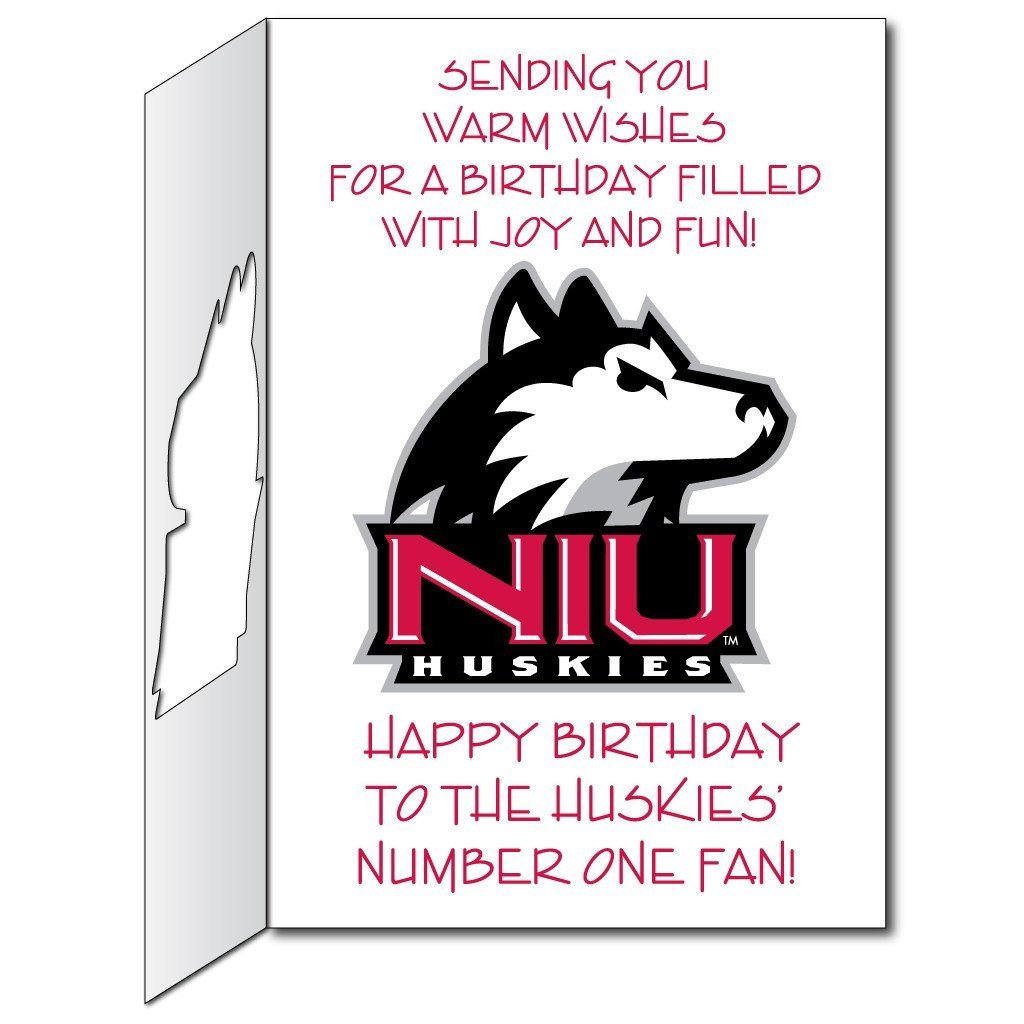 Northern Illinois University 2'x3' Giant Birthday Greeting Card