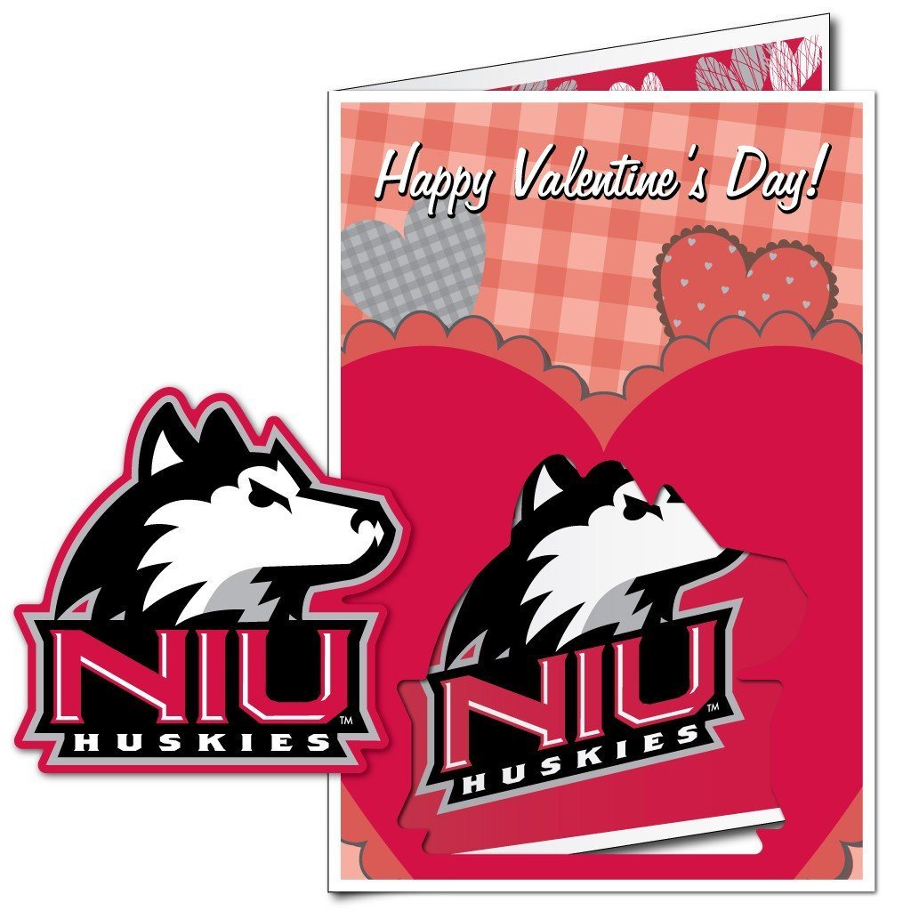 Northern Illinois University 2'x3' Giant Valentines Greeting Card
