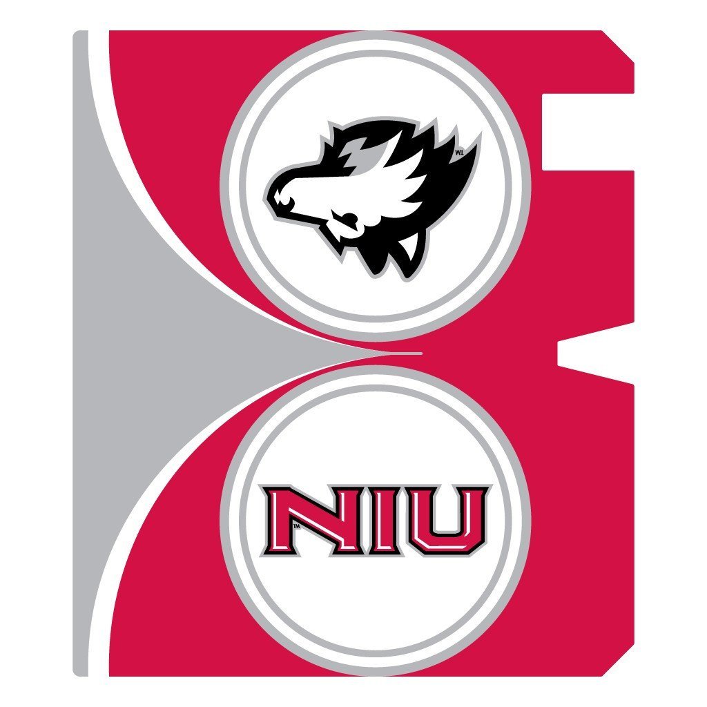 Northern Illinois University Magnetic Mailbox Cover - Circle Design