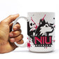Northern Illinois University 15oz Coffee Mug “ Paint Splatter Design