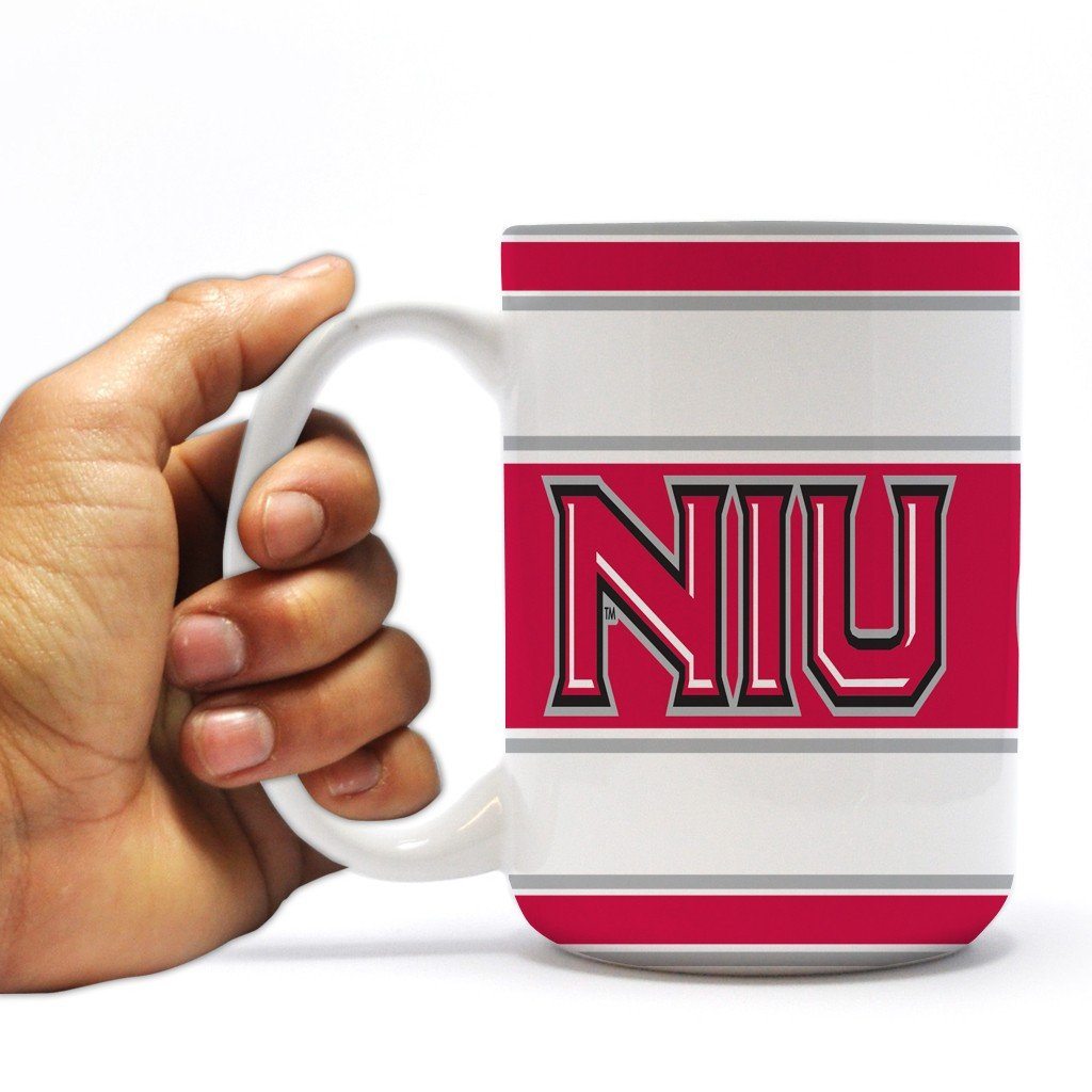 Northern Illinois University 15oz Coffee Mug “ Stripes Design