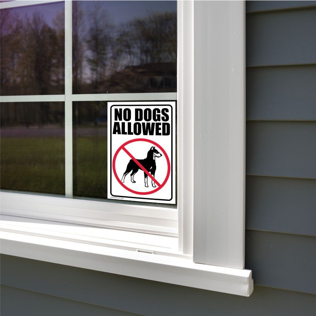 No Dogs Allowed Sign or Sticker
