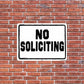 No Soliciting Sign or Sticker - #5