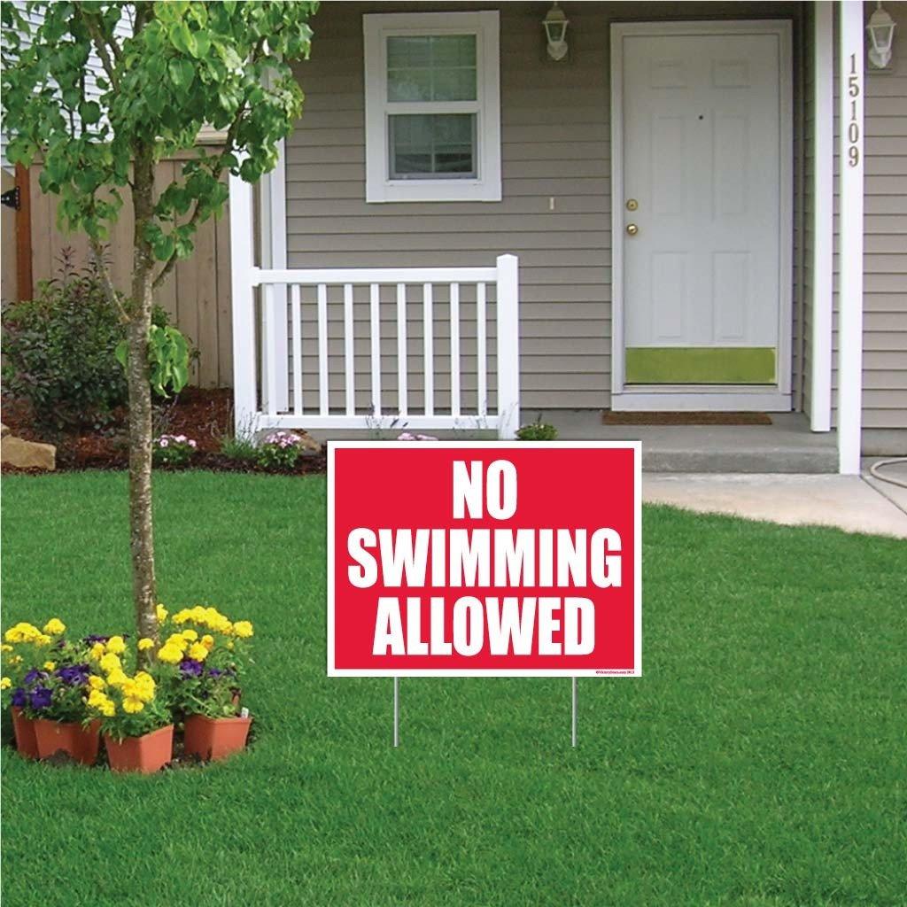 No Swimming Allowed Sign or Sticker