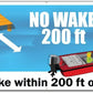no wake 200 feet banner