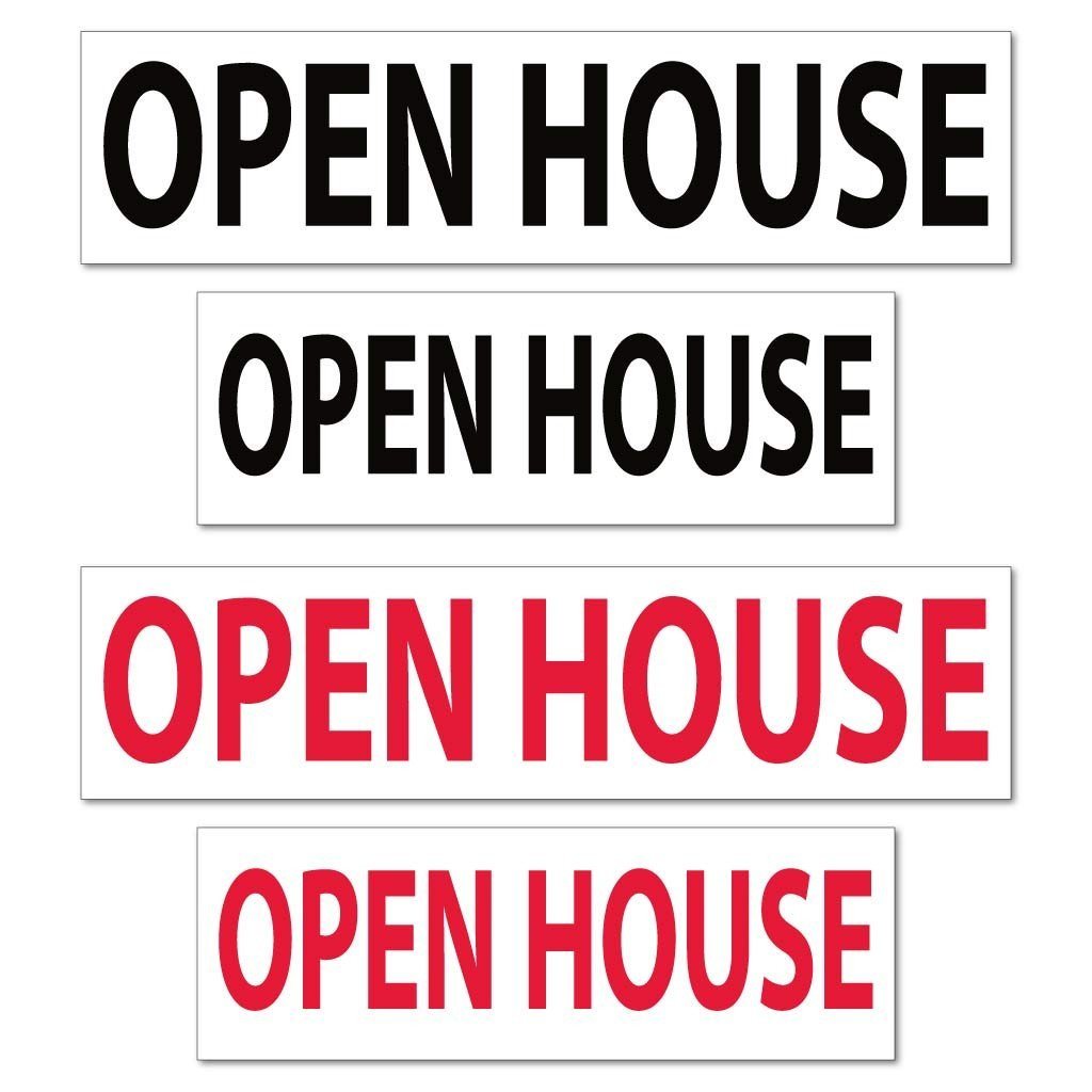 Open Rider Signs Open House Sign Rider | Real Estate Riders | VictoryStore ...