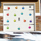 Christmas ornaments garage door magnets