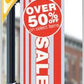 18"x36" Over 50% Off Select Items Pole Banner FREE SHIPPING