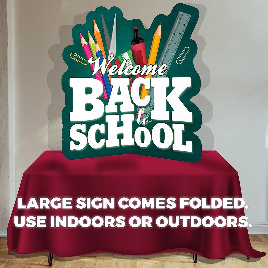 Oversized STEM Welcome Back To School Yard Sign - 11 pc sets
