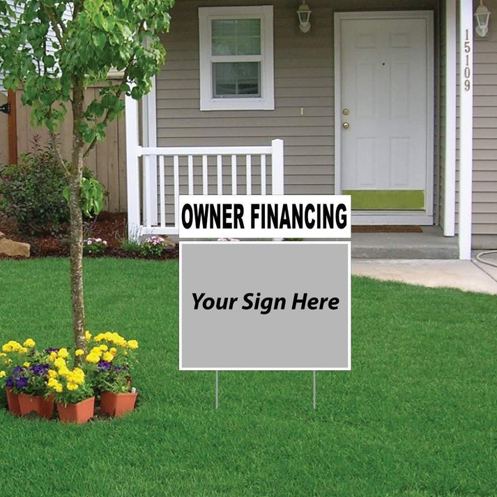 Financing Sign Rider Real Estate Rider VictoryStore