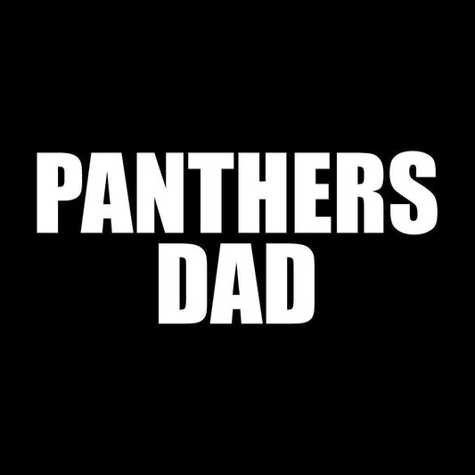 Panthers Dad Black Folding Camping Chair