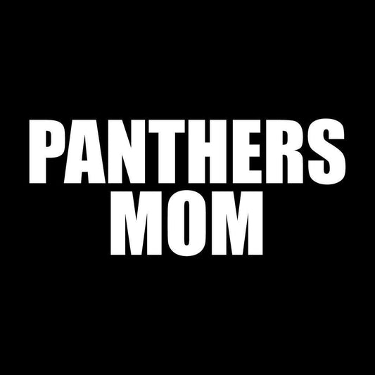 Panthers Mom Black Folding Camping Chair
