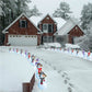 Snowmen Christmas Set of 20 Pathway Markers - FREE SHIPPING