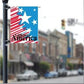 Patriotic 36"x48" Pole Banner FREE SHIPPING