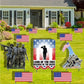 Patriotic Independence Day Yard Card - 11pc Set
